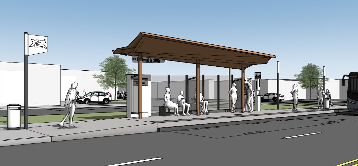 Federal Boulevard Bus Rapid Transit Station Design Option D.jpg detail image