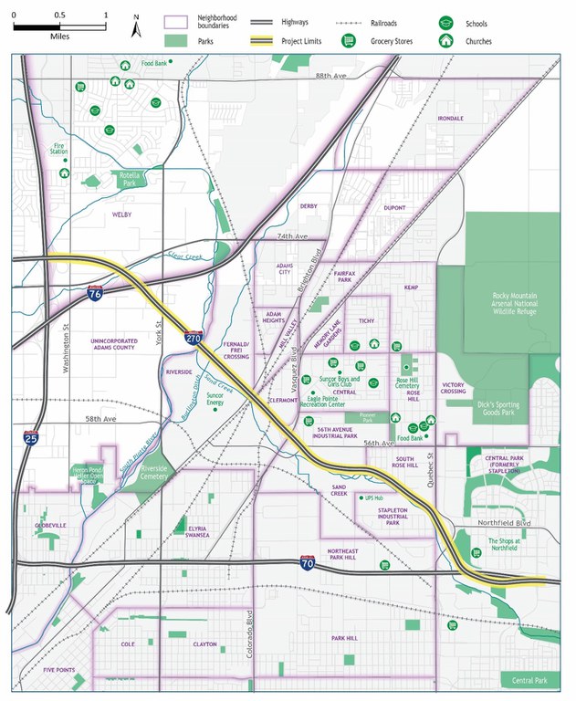 I-270 Neighborhoods Base Map