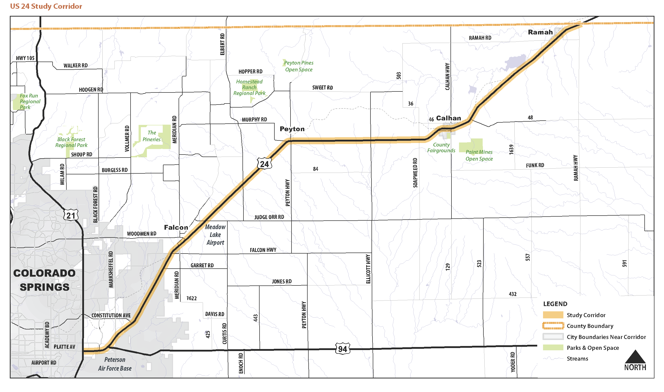 US 24 Study Corridor: May 17, 2016 US 24 Study Corridor: May 17, 2016