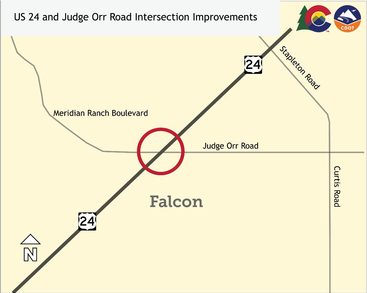 US 24 and Judge Orr Road Intersection Improvements in Falcon Map.jpg detail image