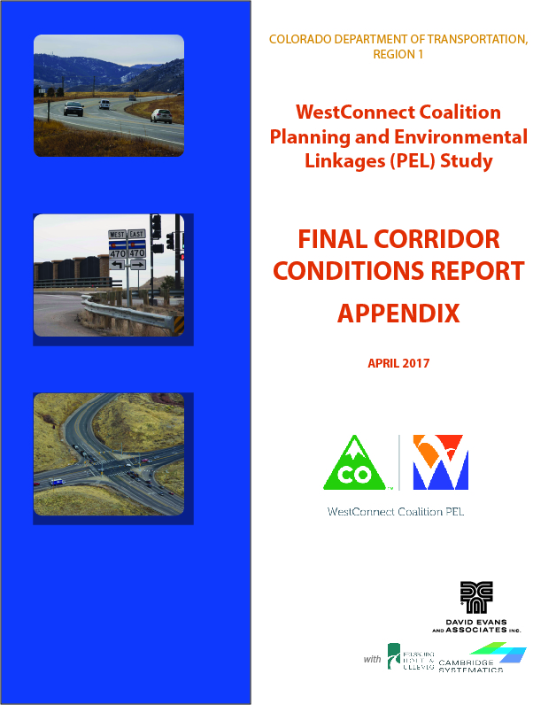 WestConnect Final Corridor Conditions Report detail image