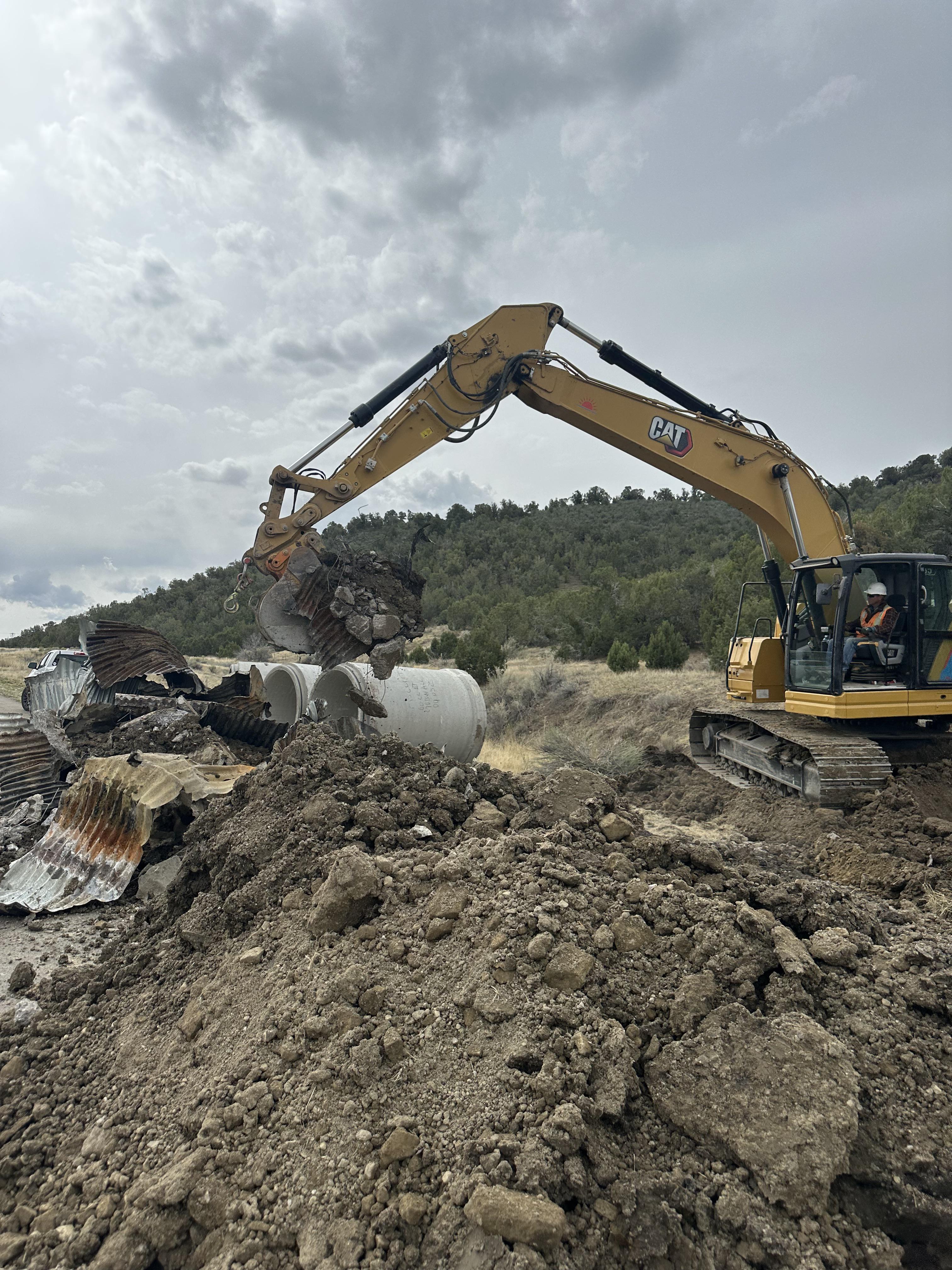 Southwestern Colorado Culvert Repairs - Old Culvert Removal, March 2026.jpg detail image