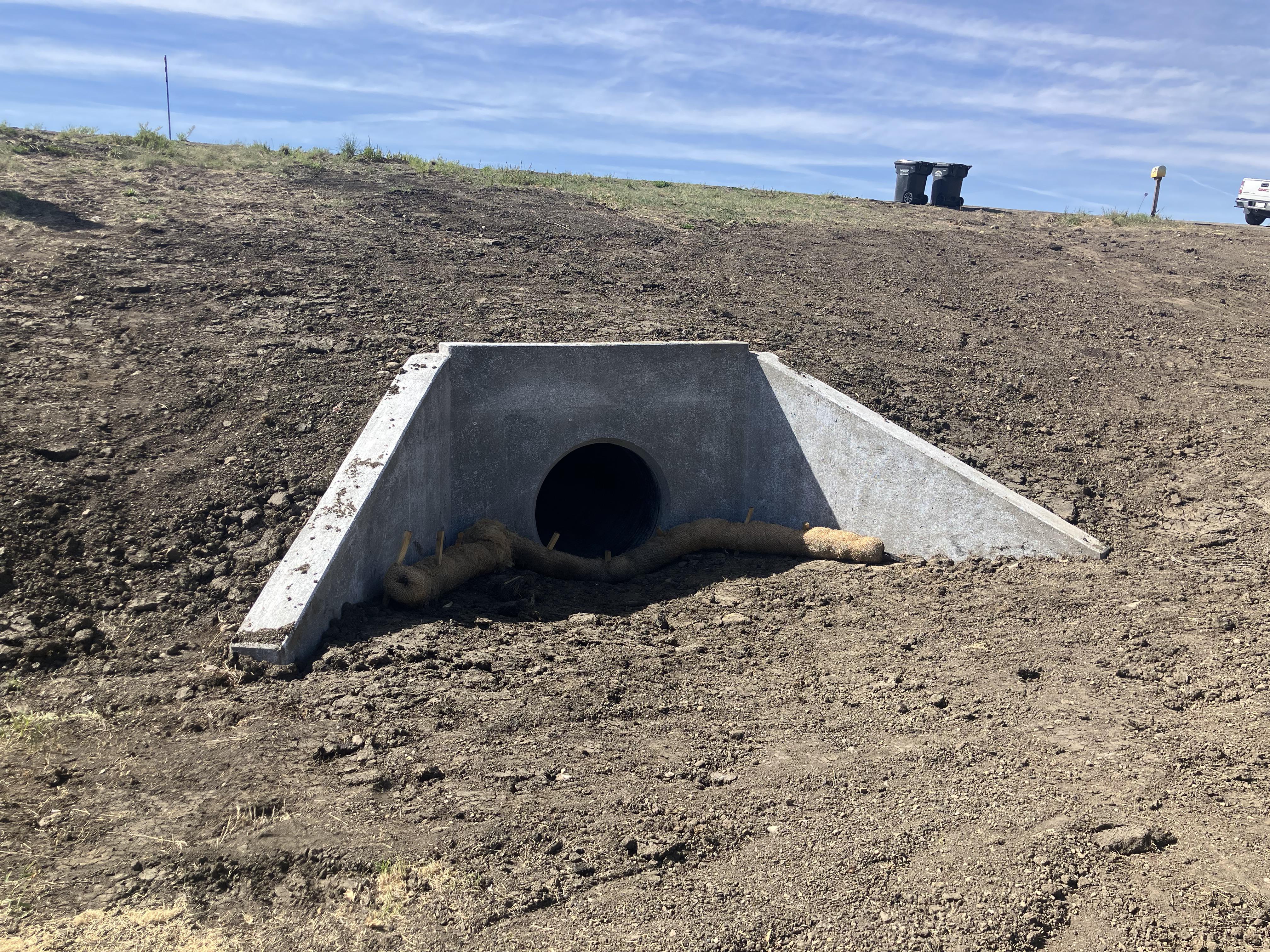 Southwestern Colorado Culvert Repairs Newly lined culvert and headwall - May 2026.jpg detail image