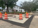 US 160 Sidewalk Improvements in Mancos American Disability Act ramp Grand Avenue Northwest Corner.jpeg thumbnail image