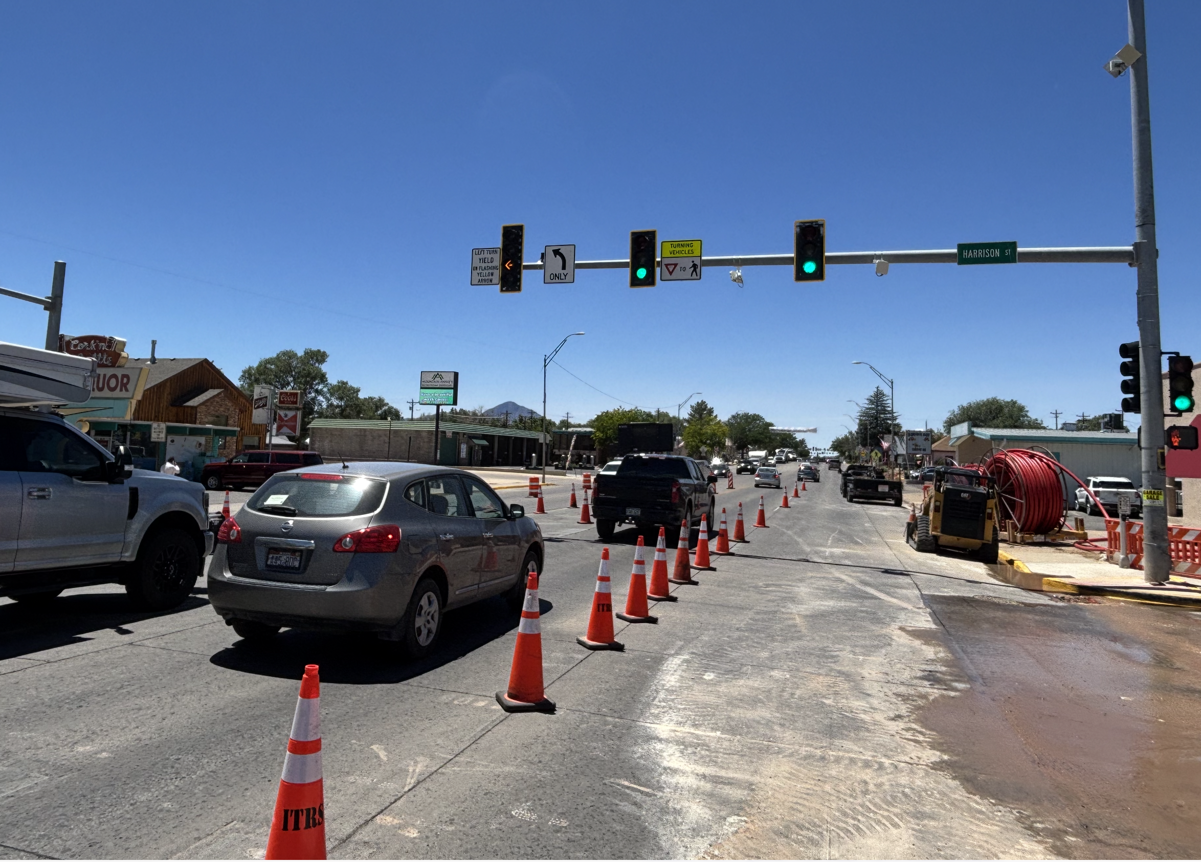 US 160 Harrison and Mildred Signals eastbound.png detail image
