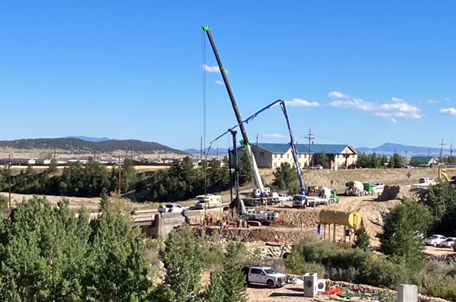 Caisson drilling US 285 bridge in Fairplay photo by Nick Maleski.JPG detail image