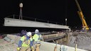 Crane lifting and setting girders overnight for new US 285 bridge BasisPartners.jpg thumbnail image