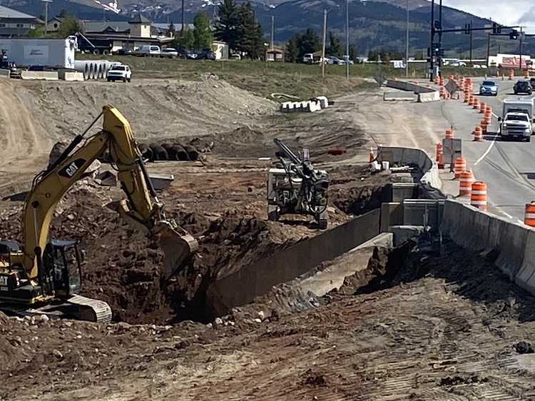 Excavation underway at the site of the bridge photo Pam Ackerman.jpg detail image
