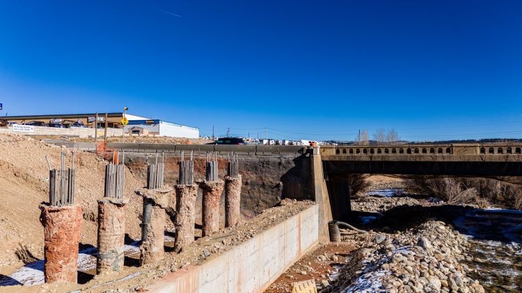 New bridge construction US 285 Fairplay John Klippel.jpg detail image