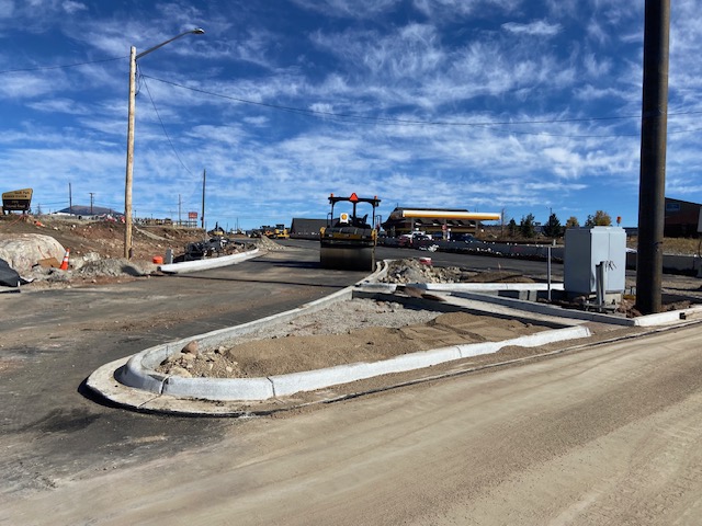 New island under construction at US 285 CO 9 intersection .jpg detail image