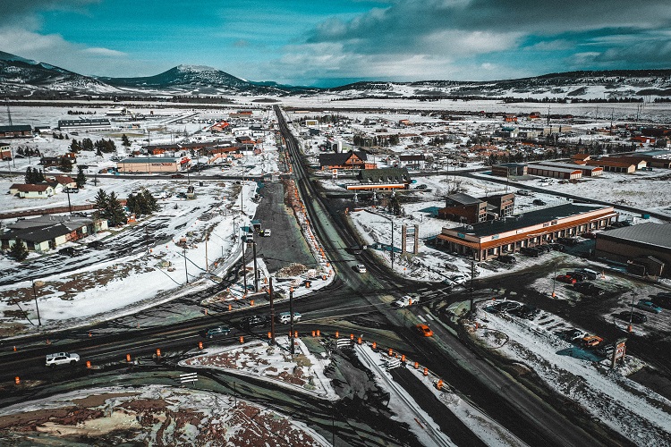 Drone view intersection US 285 CO 9 Fairplay Buck Maher Basis Partners.jpg detail image