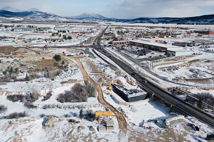 Wide drone view Fairplay work zone photo by Buck Maher Basis Partners.jpg detail image