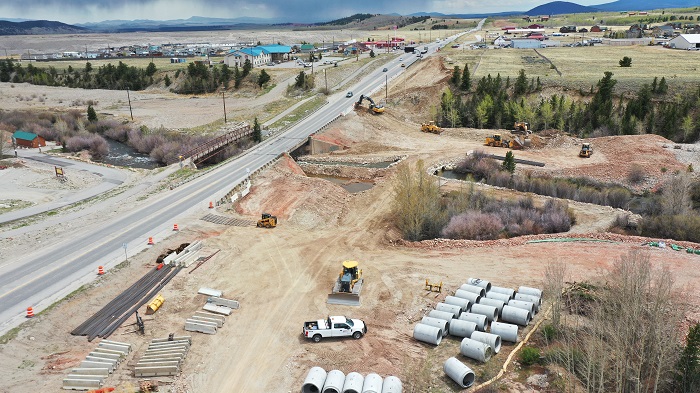 Work underway to replace the bridge on US 285 over Middle Fork S Platte River Photo Basis Partners.jpg detail image