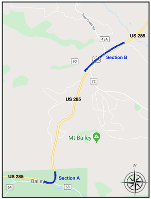 Us 285 project map