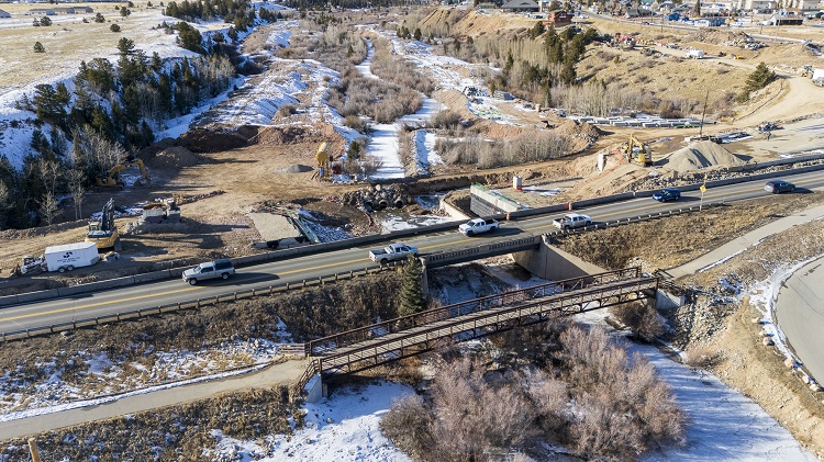 US 285 CO 9 Intersection Improvements and Bridge Replacement Wide View Bridge Construction Photo by Alan Stenback.jpg detail image