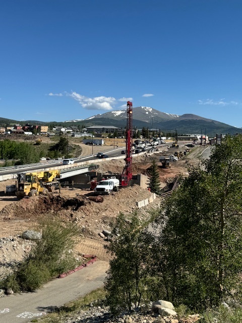US 285 CO 9 Intersection Improvements and Bridge Replacement Caisson Drilling New Fairplay Bridge.jpg detail image