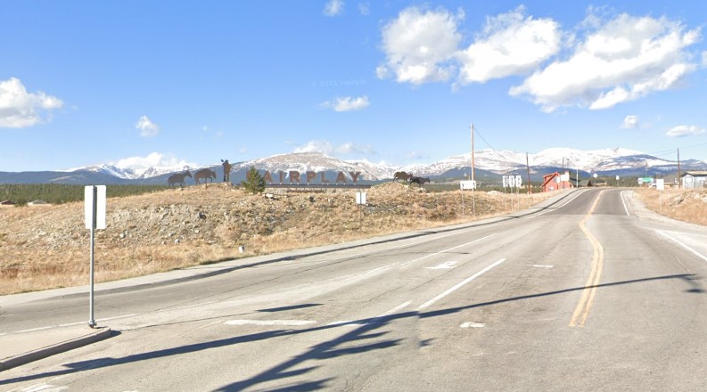 US 285 CO 9 Intersection Improvements and Bridge Replacement Fairplay Welcome Sign US 285 at CO 9.jpg detail image