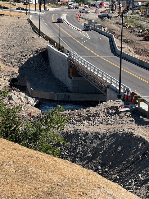 US 285 CO 9 Intersection Improvements and Bridge Replacement Northbound US 285 Showing Bridge Lane Alignment.jpg detail image