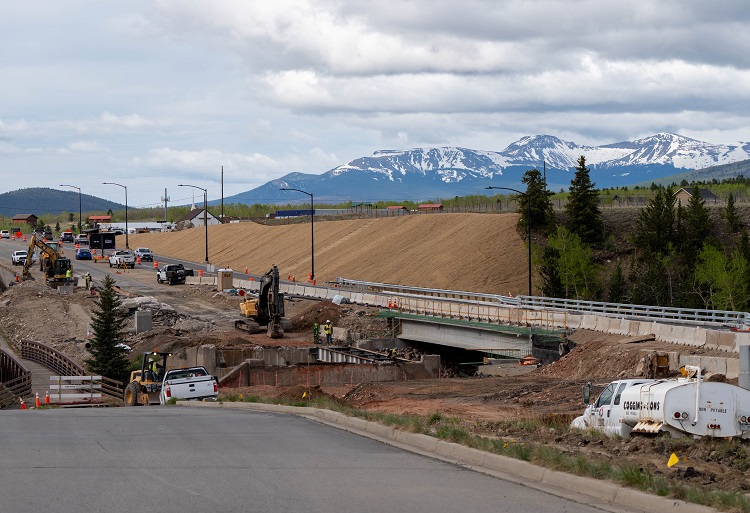 US 285 CO 9 Intersection Improvements and Bridge Replacement Southwest View of Removed Bridge Fairplay Bailey Photo Gonzalez.jpg detail image