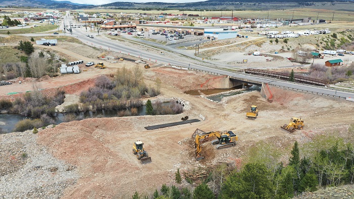 US 285 CO 9 Intersection Improvements and Bridge Replacement Wide view bridge replacement underway Photo by Basis Partners.jpg detail image