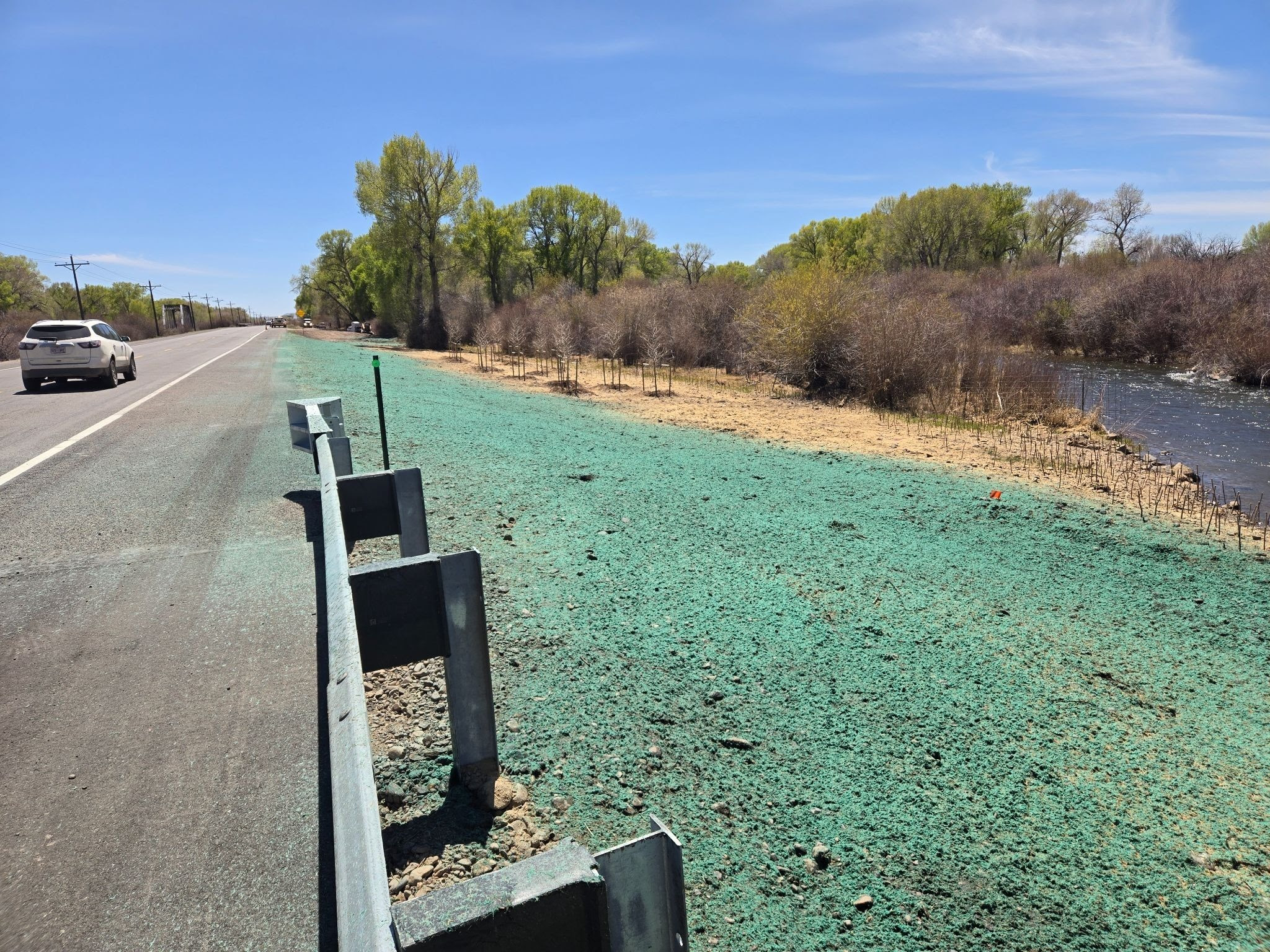 US 285 Bridge Improvements in Conejos County Completed seeding operations.jpg detail image