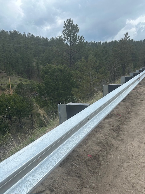 US 285 Resurfacing in Park County guardrail north side.jpeg detail image