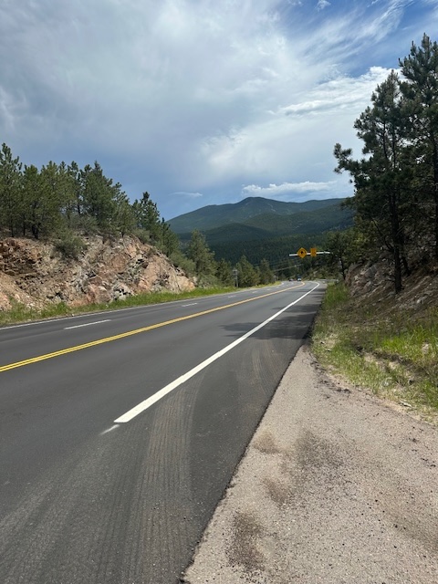 US 285 Resurfacing in Park County Paving East of Bailey West View .jpeg detail image