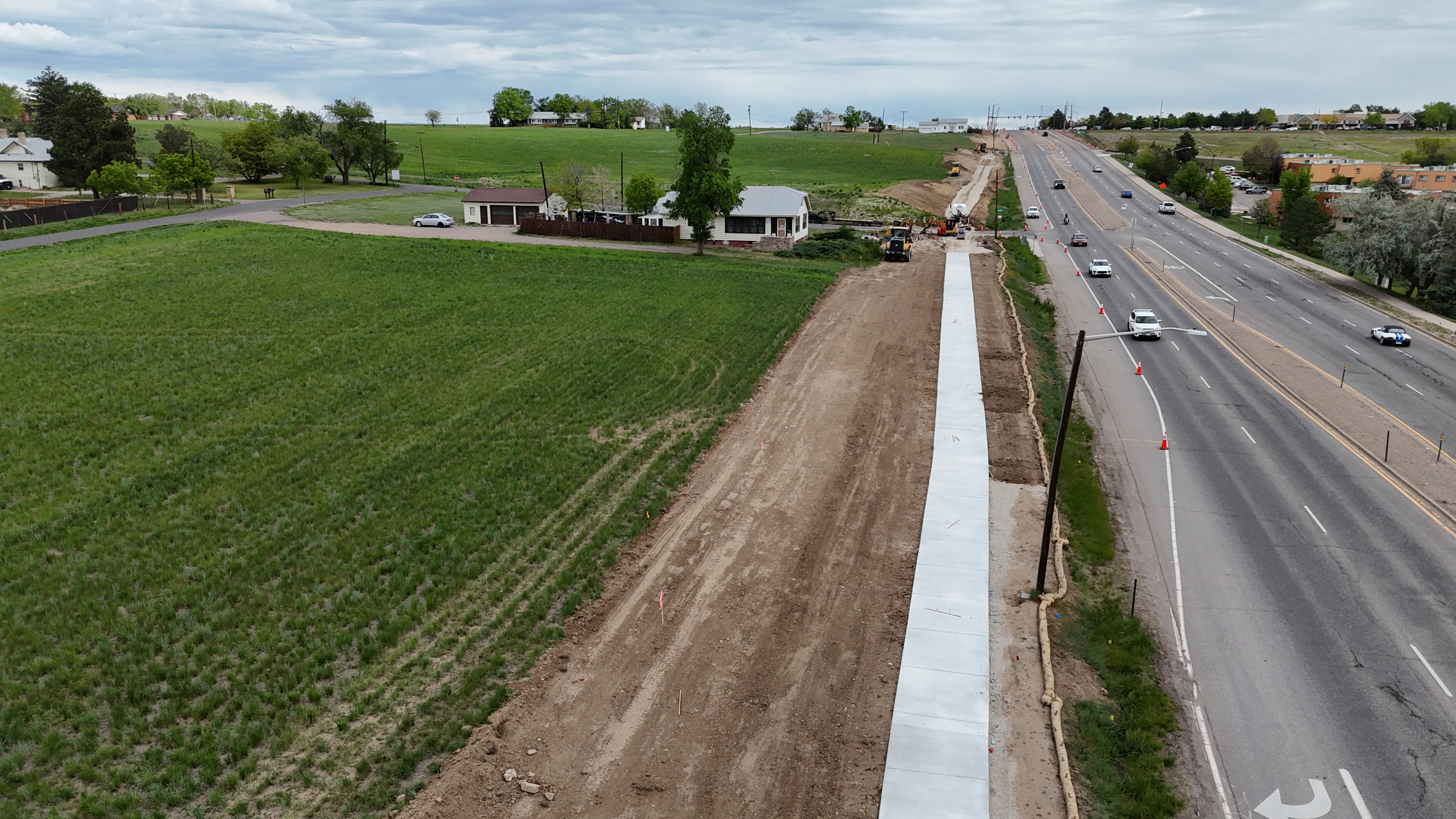 US 287 New Concrete Sidewalk.JPG detail image