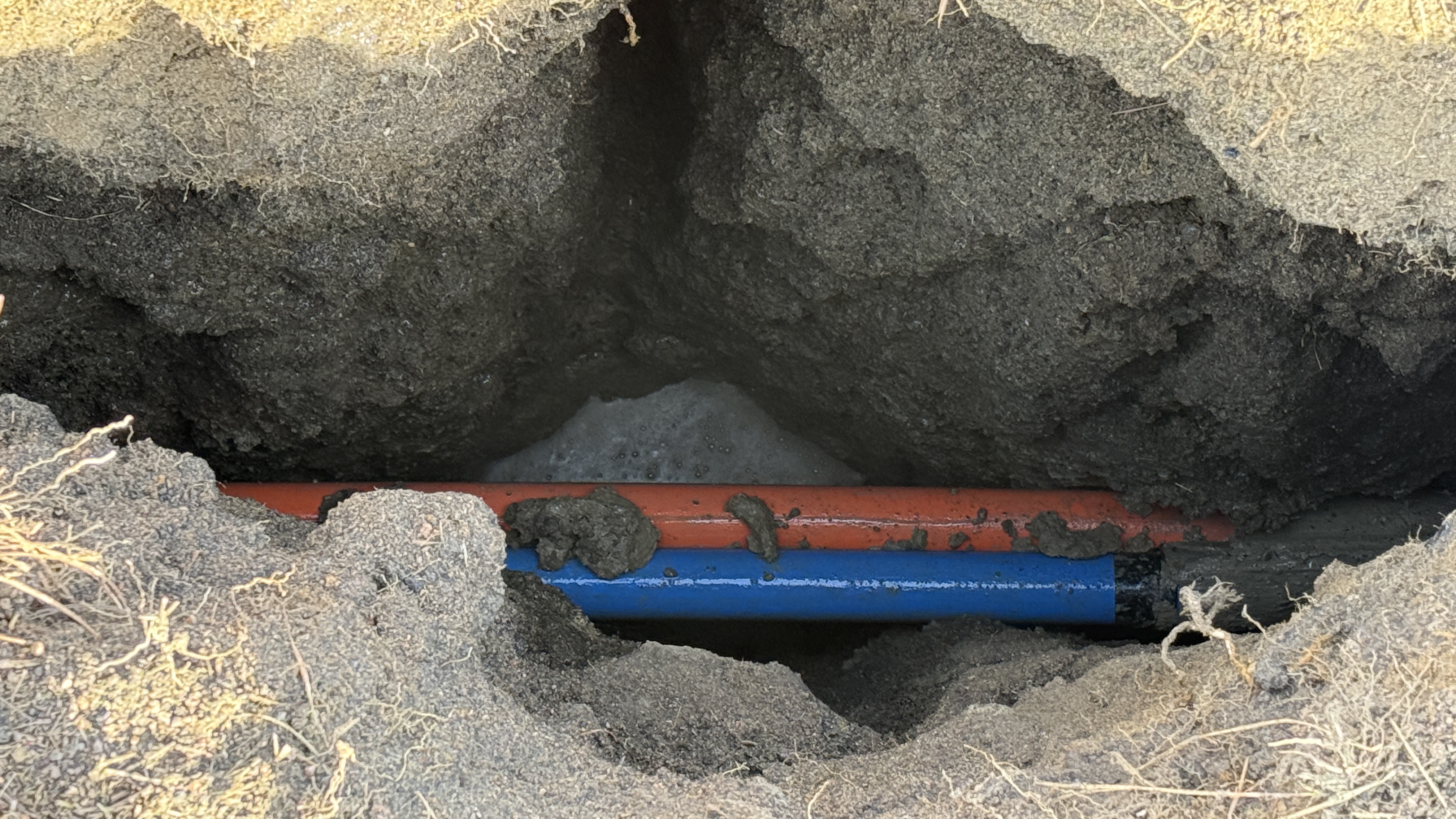 US 36 & CO 66 Trench for conduit westbound.jpg detail image