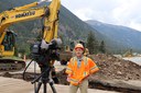 US 40 Resurfacing in Empire - news crew covering project.JPG thumbnail image
