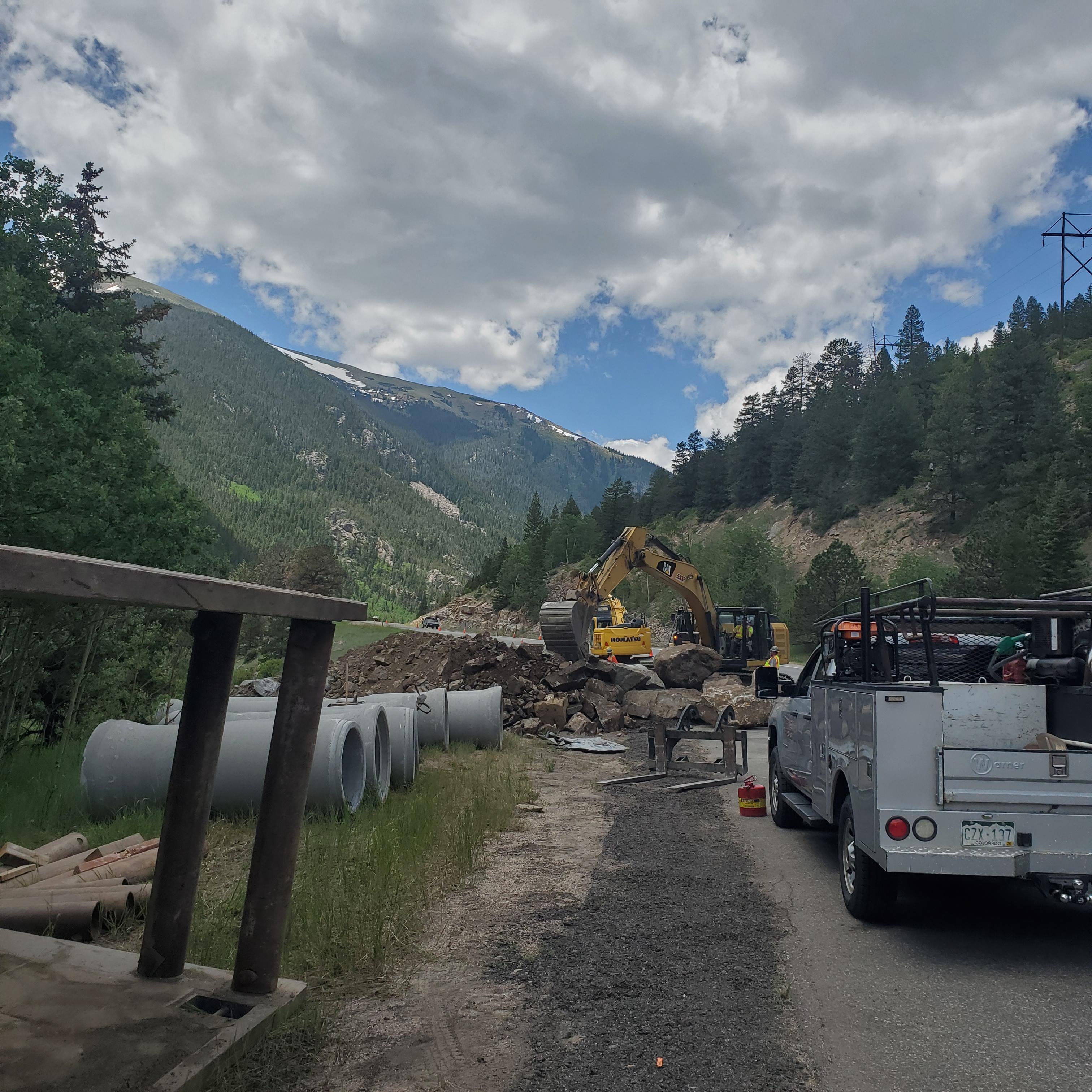 US 40 resurfacing excavation work for pipe placement.jpg detail image