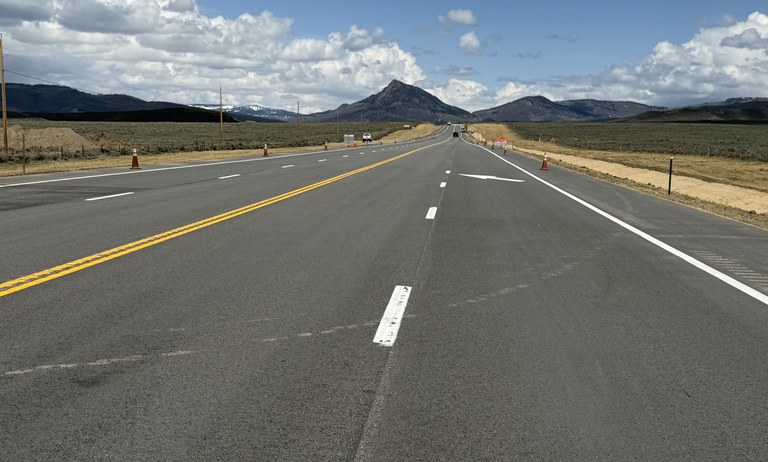 Newly completed passing lanes on US 40 between Kremmling and Steamboat Springs Newly completed passing lanes on US 40 between Kremmling and Steamboat Springs