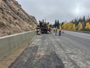 US 40 Red Dirt Hill Safety Improvements - Concrete barrier installation on US 40 between Granby and Tabernash - September 2025.jpeg thumbnail image