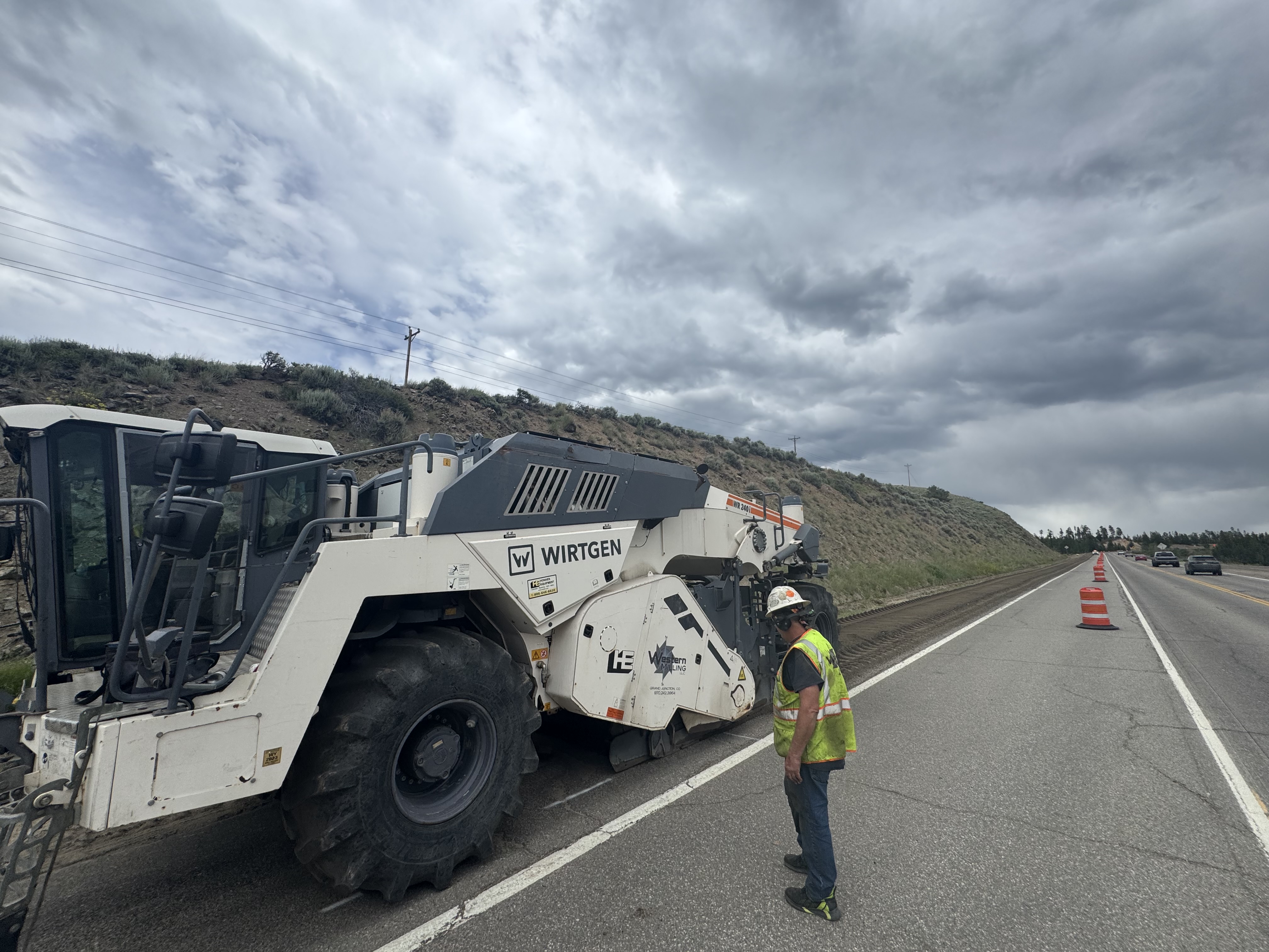 US 40 Red Dirt Hill Safety Improvement Milling 06252025.jpeg detail image