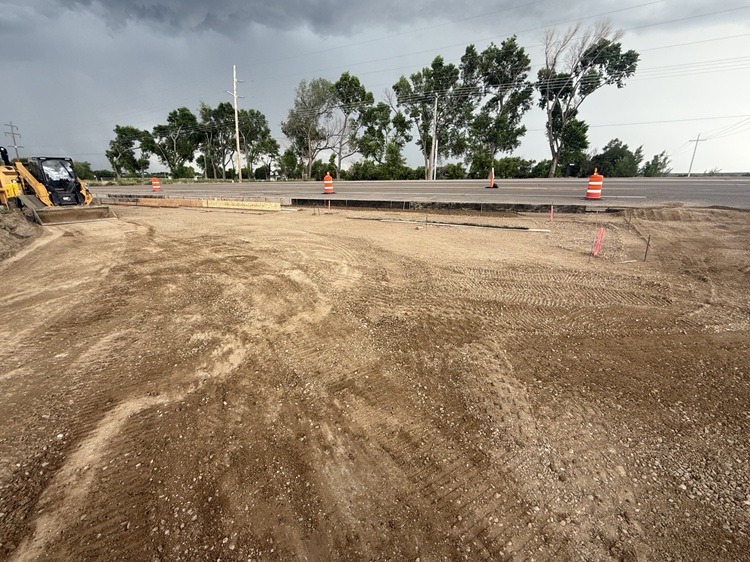 US 50 and Baxter Road Intersection Safety Improvements Base Course Preparation Work.jpg detail image