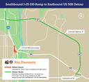 Detour map for southbound I-25 to eastbound US 50B.png thumbnail image