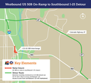 Detour map for westbound US 50B to southbound I-25.png thumbnail image