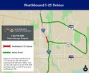 Detour map for Northbound I-25 on 11062025.jpg thumbnail image