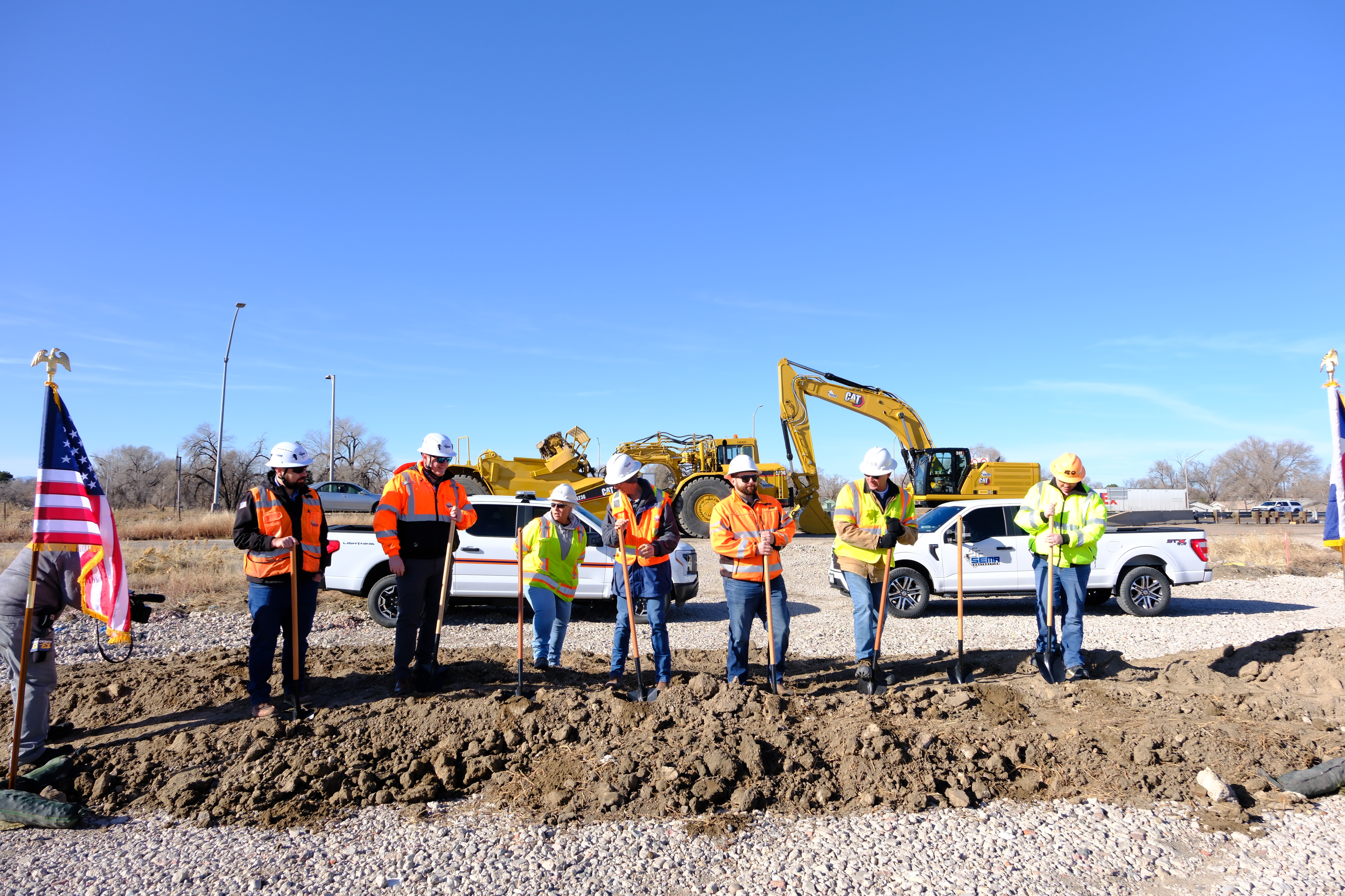 I-25 US 50B Interchange Construction crews breaking ground December 2024.JPG detail image