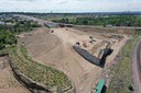 I-25 and US 50B Interchange project aerial of construction on Fountain Creek and UPRR bridges.JPG thumbnail image