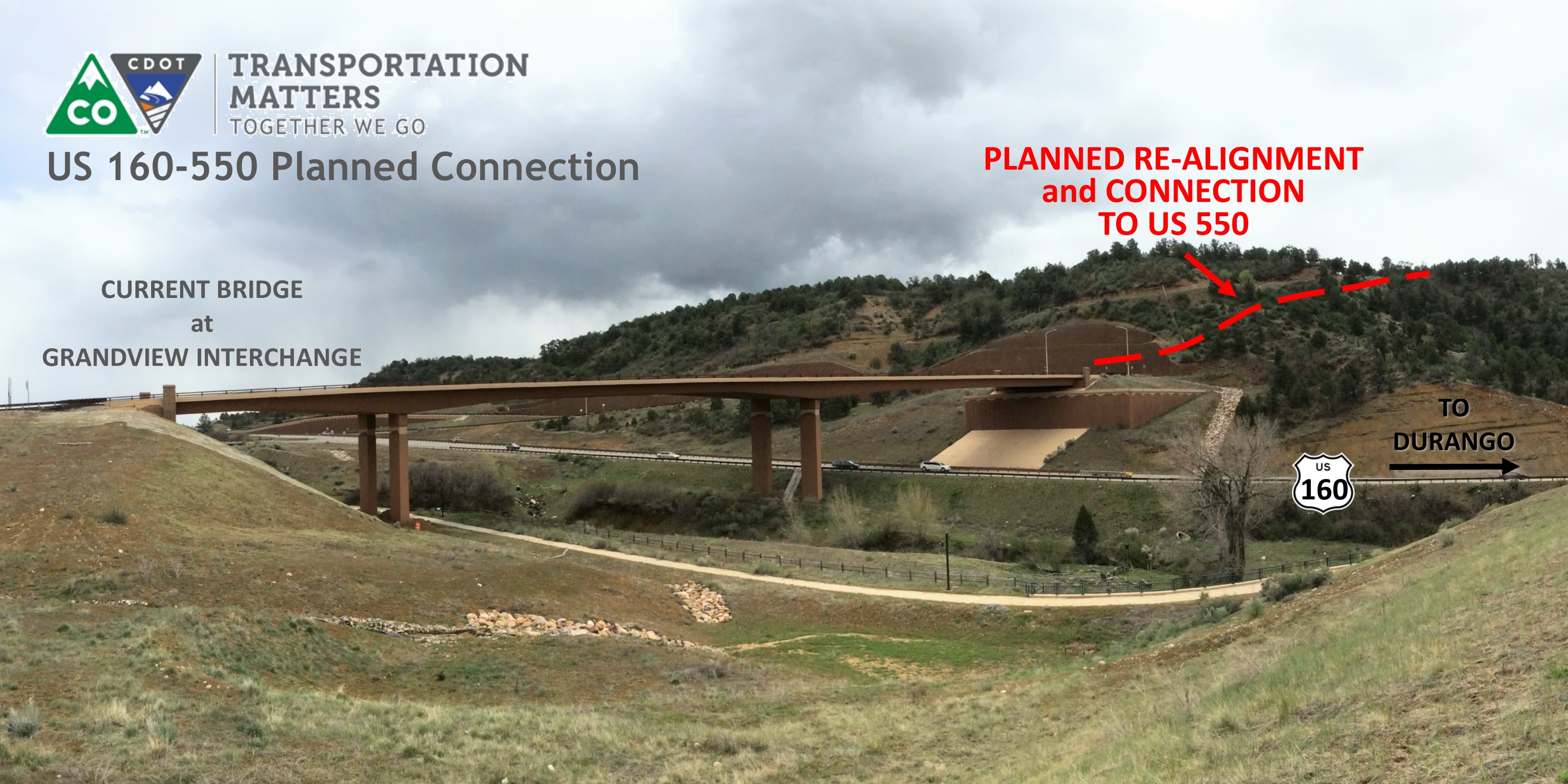 Grandview Interchange Planned Connection View South detail image