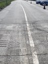 US 6 Holyoke Resurfacing Old vs new asphalt during road resurfacing June 2025.JPG thumbnail image