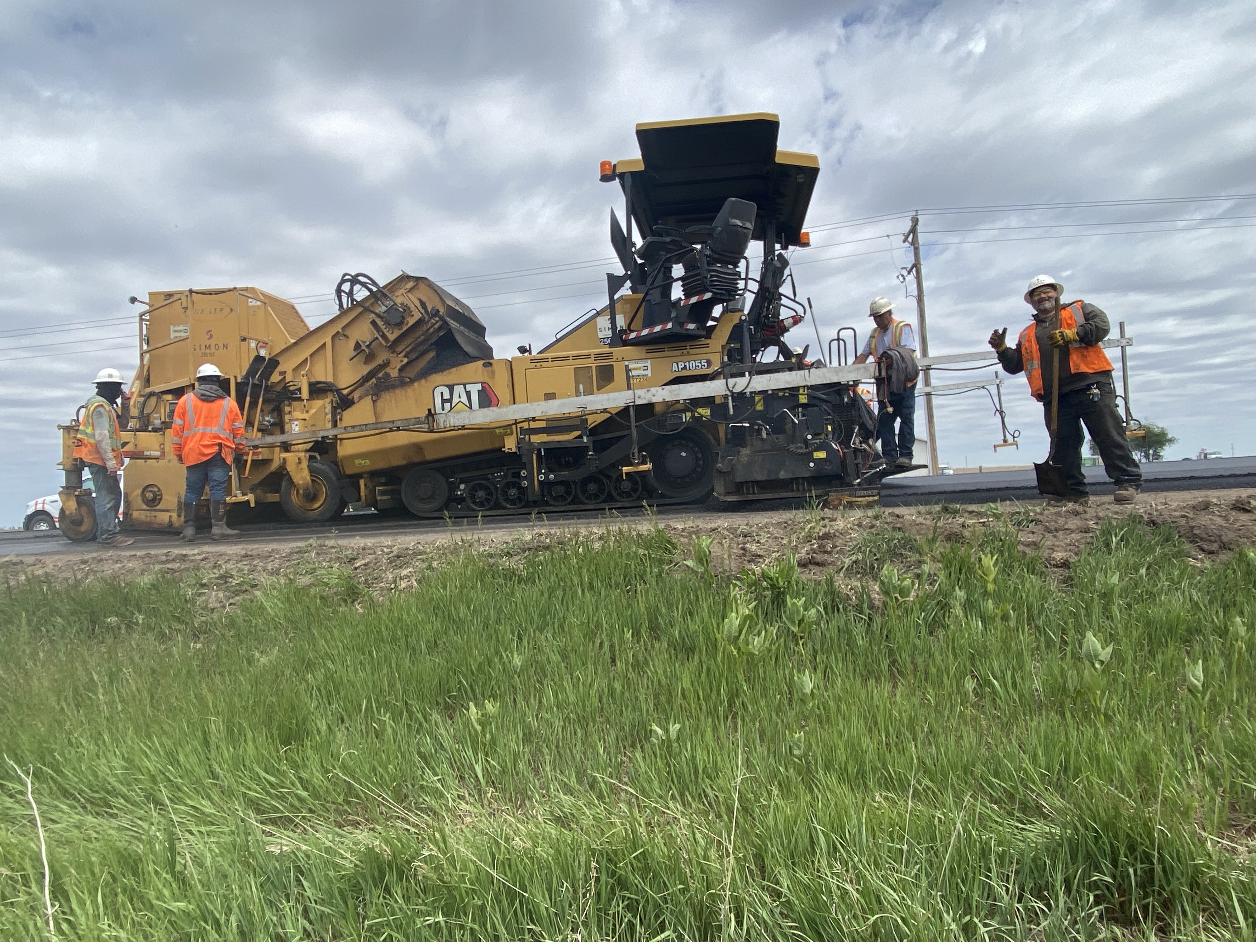 US 6 Holyoke Resurfacing_Paving operations_May 2025.JPG detail image