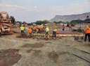 US 6 Palisade Intersection Improvements - US 6 at Elberta Avenue pouring the roundabout apron looking west_August2026.jpg thumbnail image