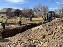 US 6 Palisade Intersection Improvements waterline excavation at Elberta Avenue and South Frontage Road.jpg thumbnail image