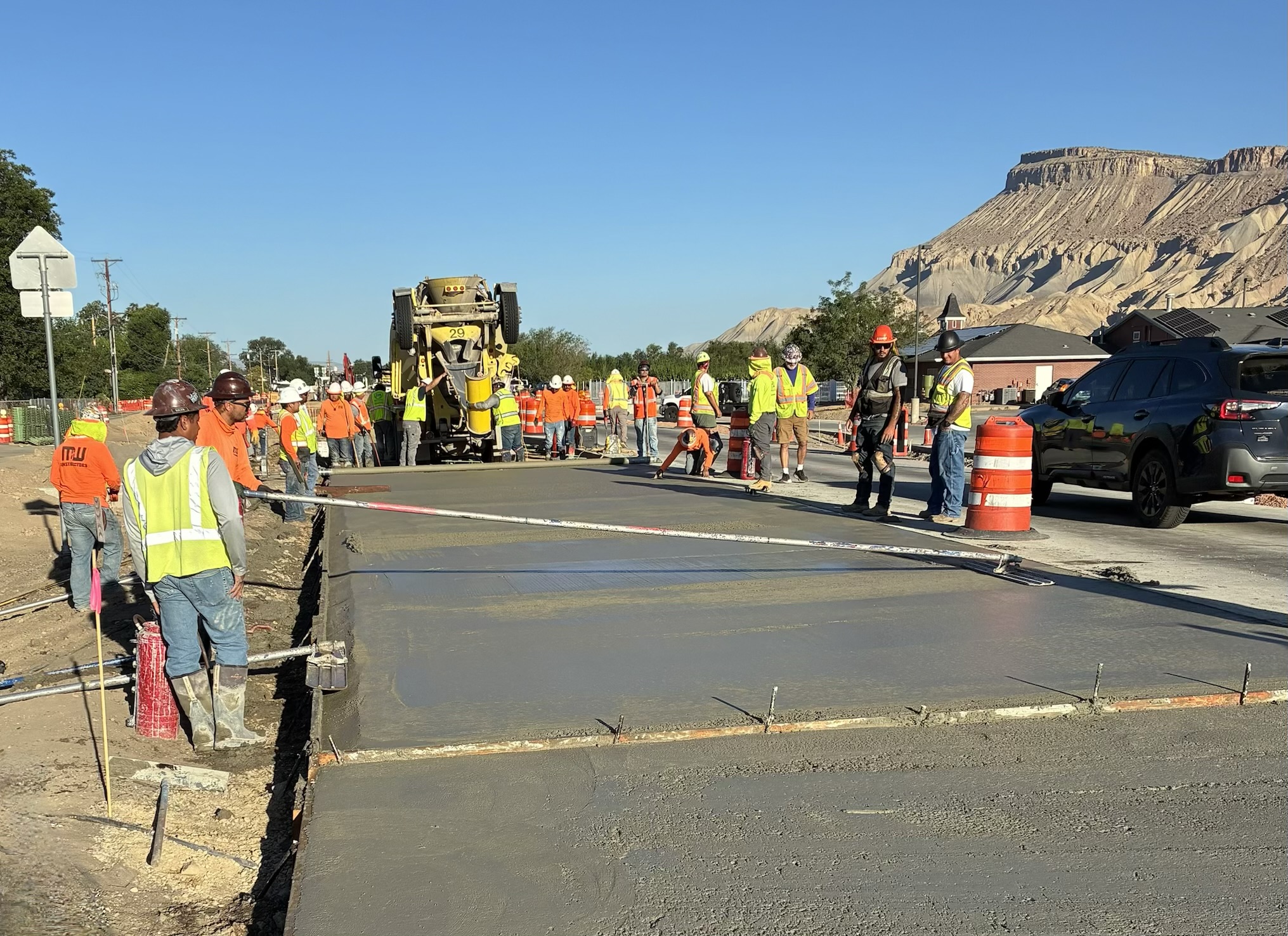 US 6 Palisade Intersection Improvements eastbound Concrete pour July 2026.jpeg detail image