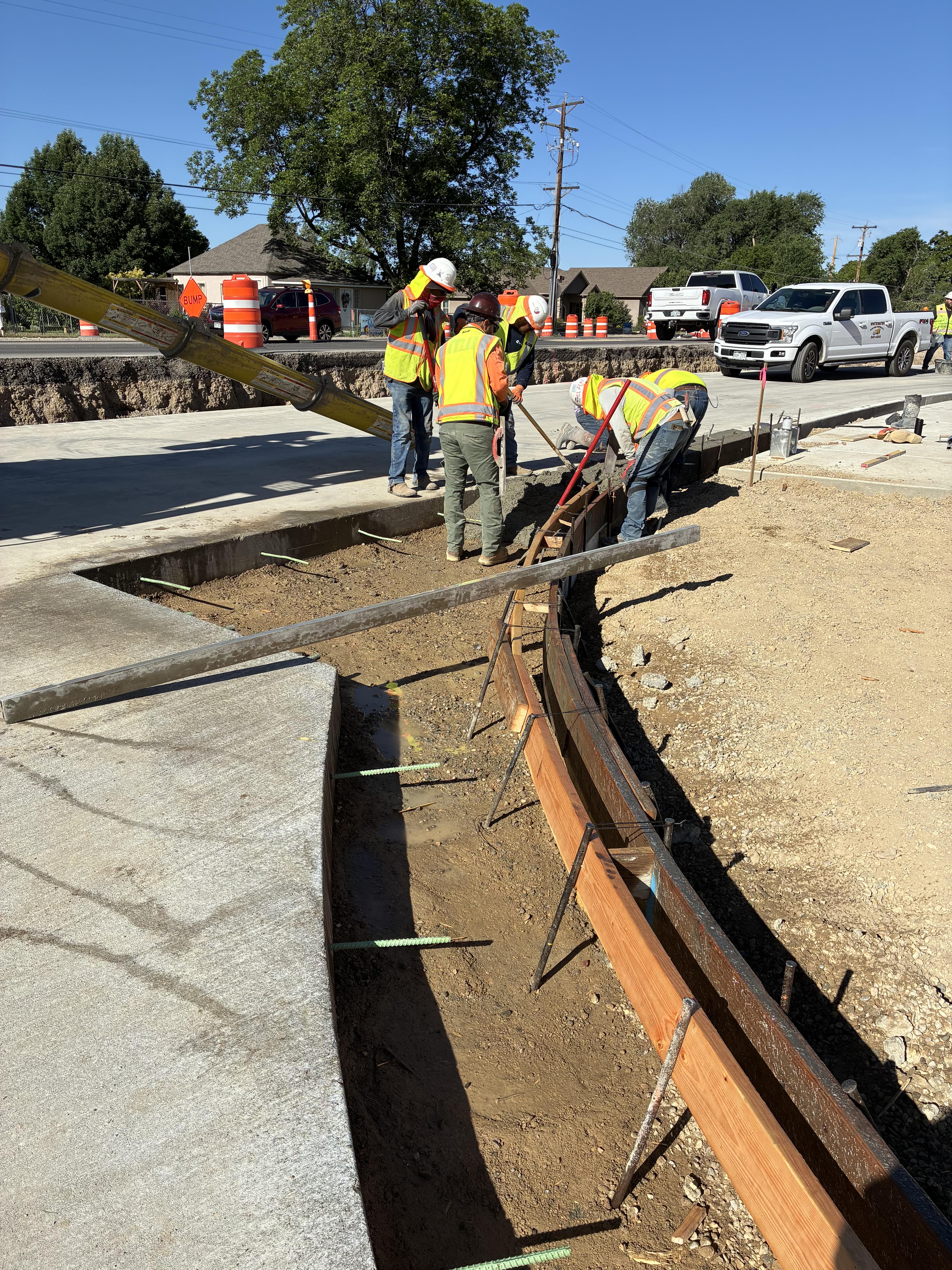 US 6 Palisade Intersection Improvements westbound on-ramp paving June 2026.jpeg detail image
