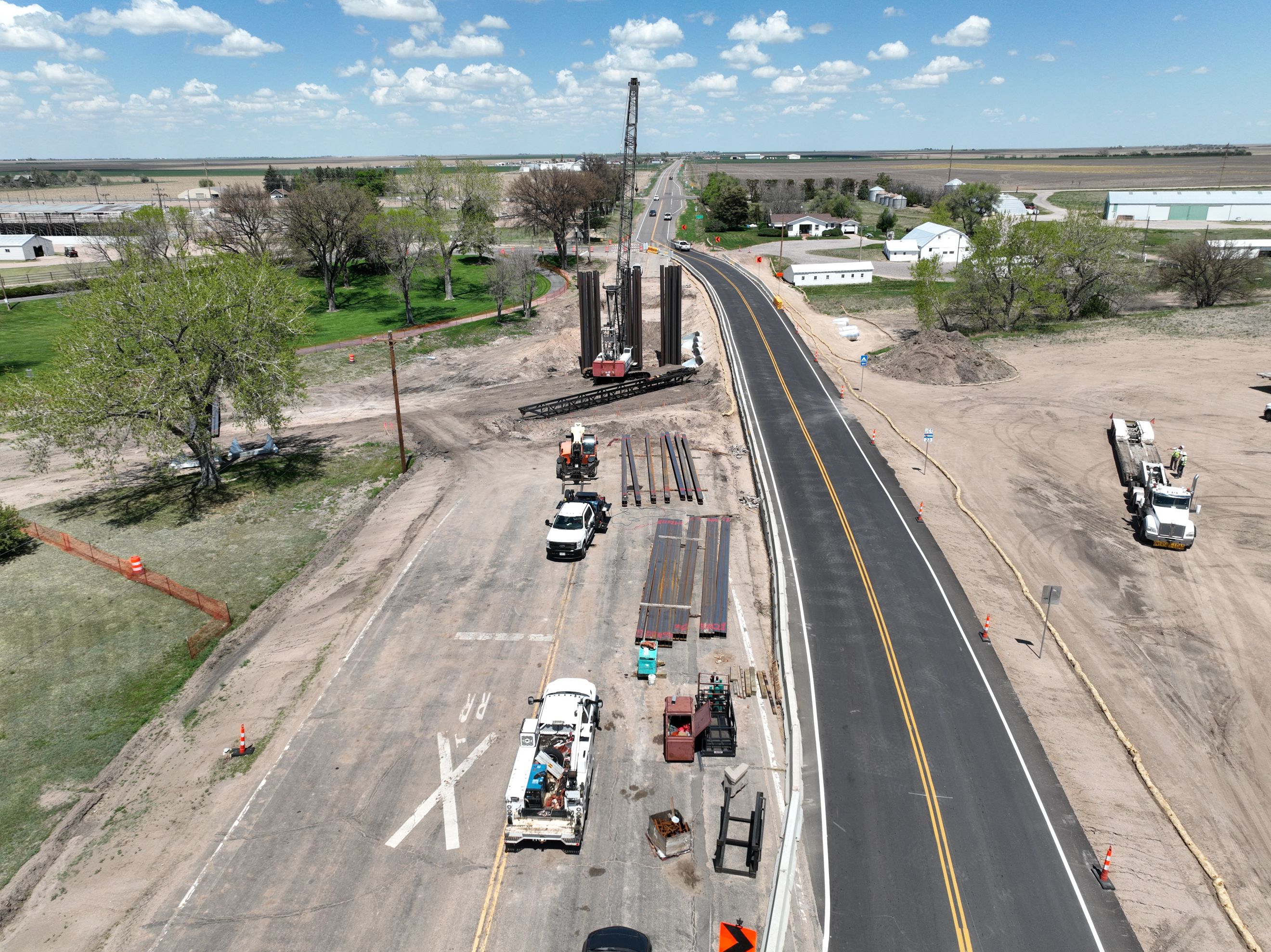 US 6 and US 385 Bridge Replacements Northbound View of the Structure Foundation on US 385.JPG detail image