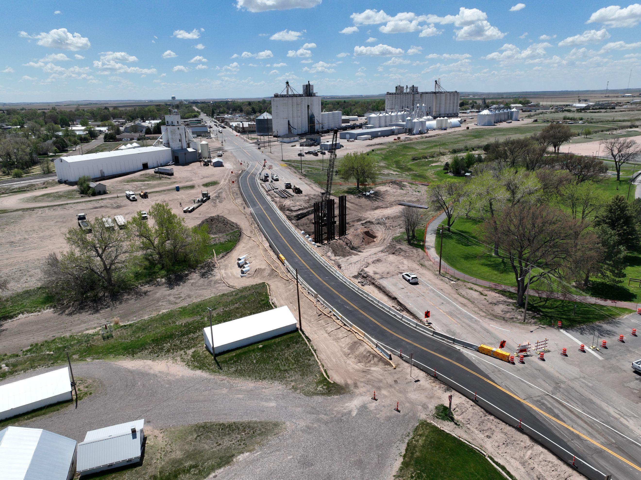 US 6 and US 385 Bridge Replacements Southbound View of the Structure Foundation on US 385.JPG detail image