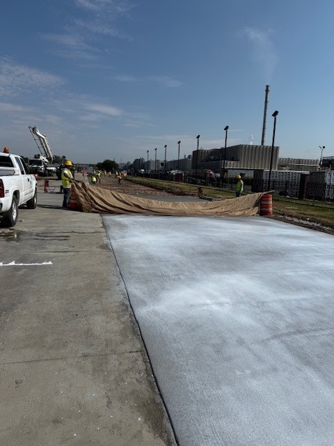 US 85 Concrete Panel Replacement Northbound US 85 Cured Concrete July 2025.jpg detail image